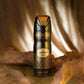 Broche Premium Body Spray Al-Bakhoor in 200ml Center Placed on a Floor surrounded by Rocks