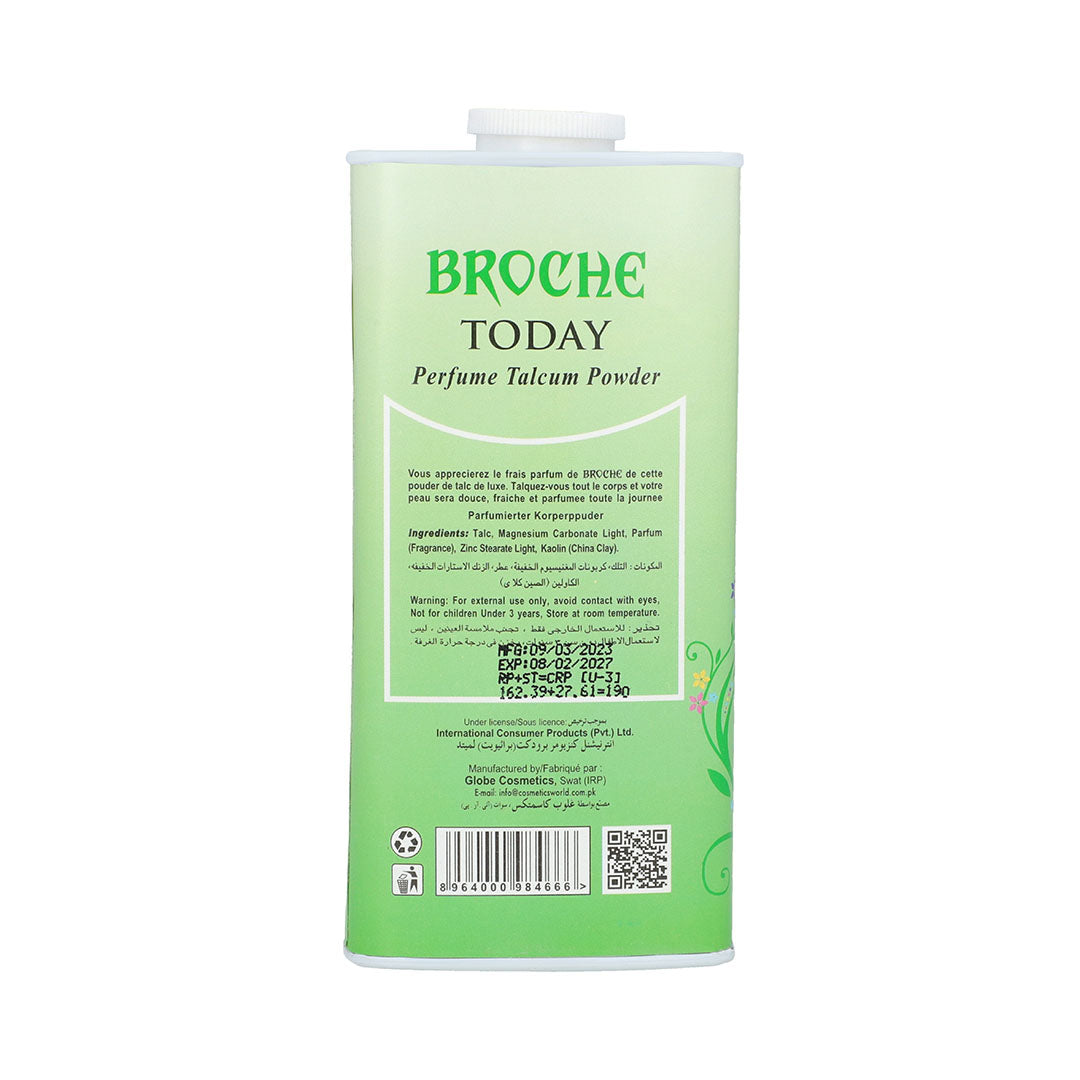 broche-today-talcum-powder-125gm-back-side-aluminum-container-with-details-written-in-english-and-arabic