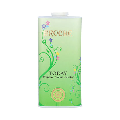 broche-today-talcum-powder-125gm-front-side-aluminum-container-with-flower-design
